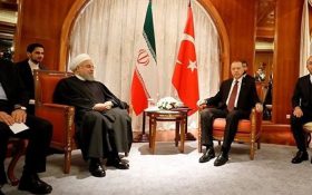 دیدار روحانی و اردوغان پیش از نشست سوچی