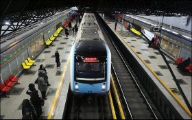 افتتاح بلندترین خط مترو خاورمیانه در پایتخت