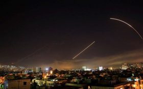 پدافند هوایی سوریه چندین هدف متخاصم را بر فراز حلب سرنگون کرد