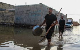 تداوم ورود سیلاب به شمال سیستان و بلوچستان