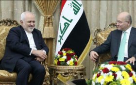 دعوت «روحانی» از رئیس‌جمهور عراق برای سفر به تهران