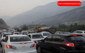 ترافیک سنگین در محور چالوس/ ترافیک نیمه سنگین در شهریار – تهران