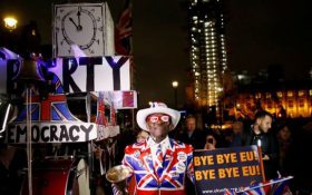 بریتانیا رسما از اتحادیه اروپا خارج شد
