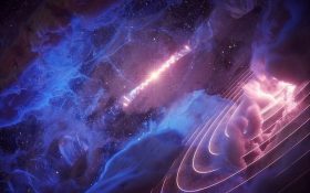 کشف ضربان اشعه گاما از یک ابر گازی