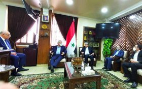 معاون علمی و فناوری رئیس جمهوری و وزیر صنعت سوریه دیدار کردند؛ از فناوری ایرانی در سوریه استقبال می‌شود