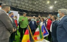نمایشگاه اختصاصی ایران ساخت در ونزوئلا با حضور مادورو گشایش یافت؛ سهم محصولات فناورانه ایران در این کشور بیشتر شود