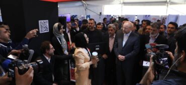 بازدید رئیس مجلس شورای اسلامی از نمایشگاه اینوتکس و غرفه‌ کارخانه نوآوری و صنایع خلاق آمپر