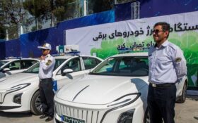 رونمایی از ۱۵۰ خودروی برقی برای پلیس راهور،۱۷۵۲ تاکسی و ۱۸۹ اتوبوس برقی
