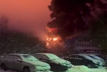 حمله پهپادی به انبار نفت «کامباین تمپ» روسیه